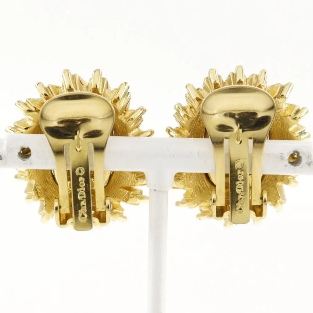 Dior Gold Plated 20.8 g Earrings - Picture 3 of 6